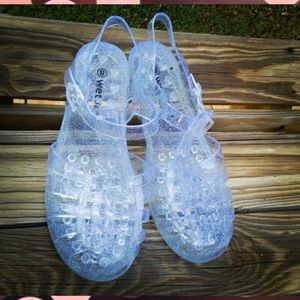Wet Seal Jelly Shoes Size 8